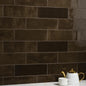 Studio Haven Espresso Rectangle, Handcrafted 4X12 Glossy