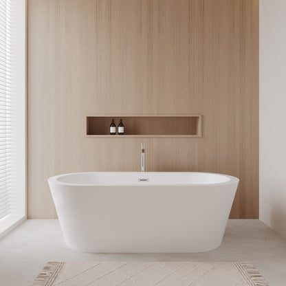 Mermaid Freestanding Bathtub - 71W x 23.25H x 33.5D