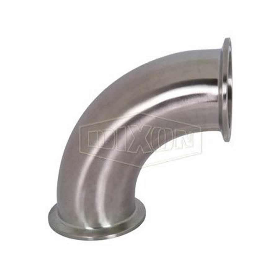 90 deg Elbow, 2 in, Clamp, 304/304L Stainless Steel