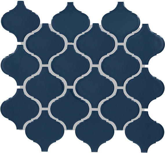 Color Wheel Retro Galaxy Arabesque 3X3 Glossy