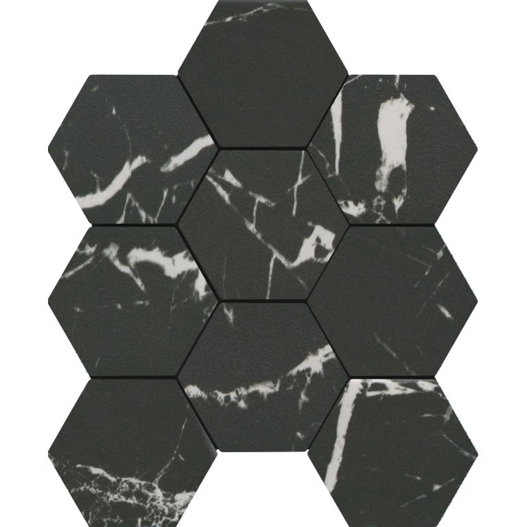 ELEGAN NERO MT 4" HEX/MO