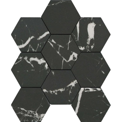ELEGAN NERO MT 4" HEX/MO