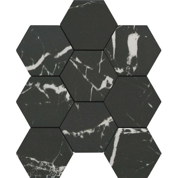 ELEGAN NERO MT 4" HEX/MO