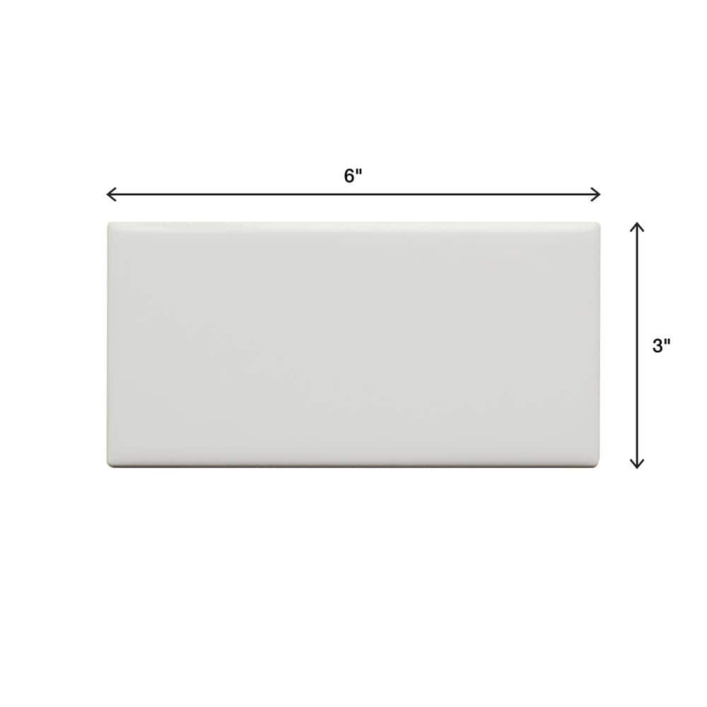 Restore 3 in. x 6 in. Ceramic Bright White Subway Tile (12.5 sq. ft. / Case)