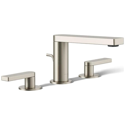 Composed Widespread Bathroom Faucet with Lever Handles - Pop Up Included
