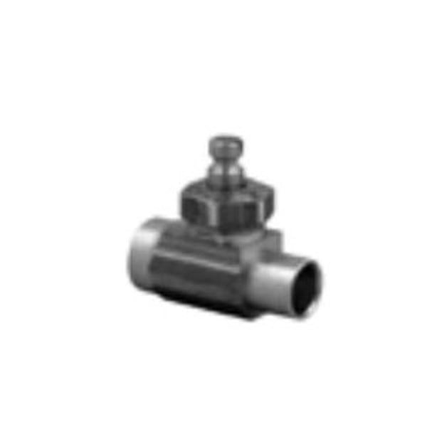 Multi Turn Straight Stop, 1/2 in, C x Comp, Brass