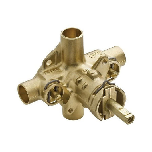 Rough-In Valve, 1/2 in, C, Brass Body