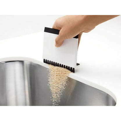 Plastic Surface Swipe with Nylon Bristles and Squeegee