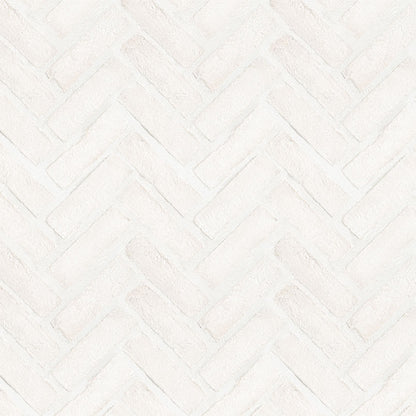 Alpine White Clay Brick Herringbone 2..5