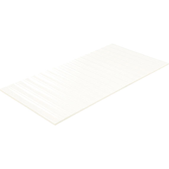 Luminique Arctic White Rectangle, Weave 12X24 Glossy