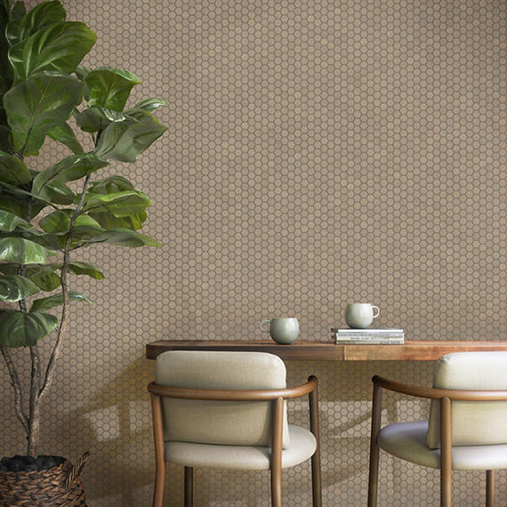 Moroccan Concrete Taupe Hexagon 8X9 Matte