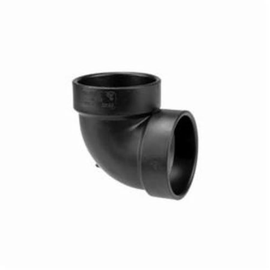 DWV Vent 90 deg Elbow, 2 in, Hub, ABS