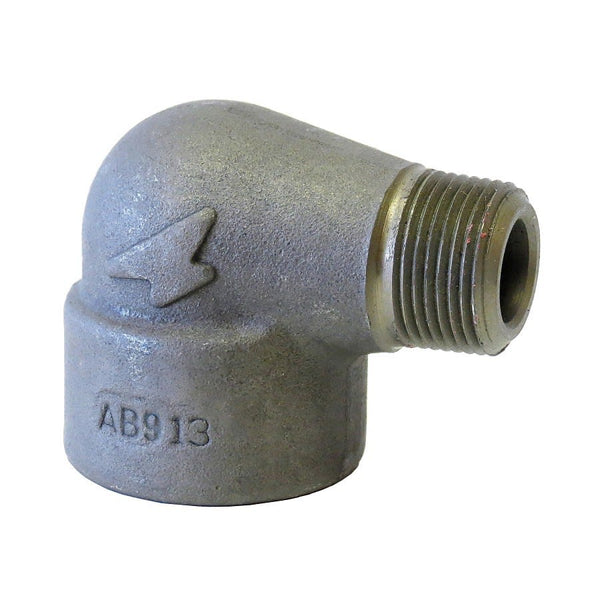 Street 90 deg Elbow, 2 in, FNPT, SCH 80/XH, Forged Steel, 3000 lb