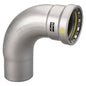 Gas 90 deg Elbow, 2-1/2 in, Fitting x Press, Carbon Steel