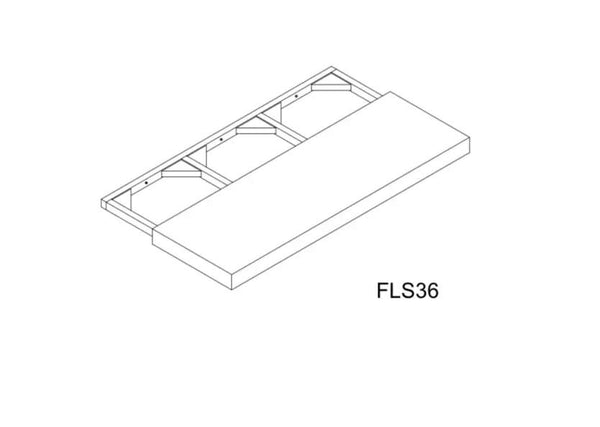 Floating Shelf - 30"W x 2"H x 12"D