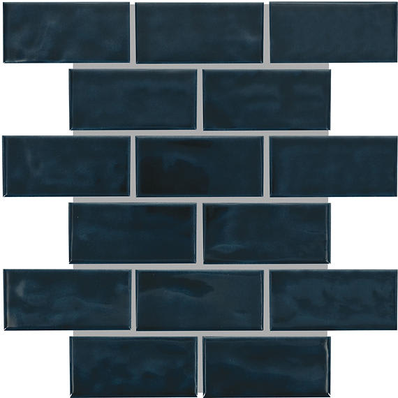 Artezen Dark Blue Brick 2X4 Glossy