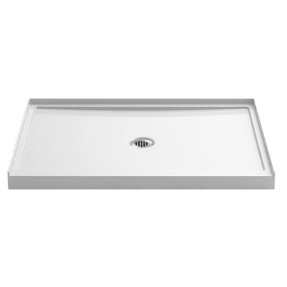 Rely 34" x 48" Shower Base with Single Threshold and Center Drain