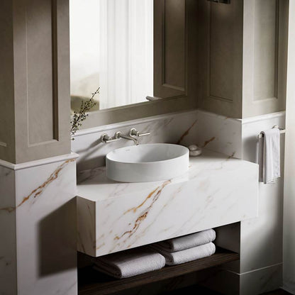 Vox 20" Vessel Vitreous China Bathroom Sink with Overflow
