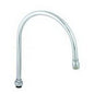 Swivel Gooseneck With Steam Regulator Outlet, 5-3/4 in, Polished Chrome