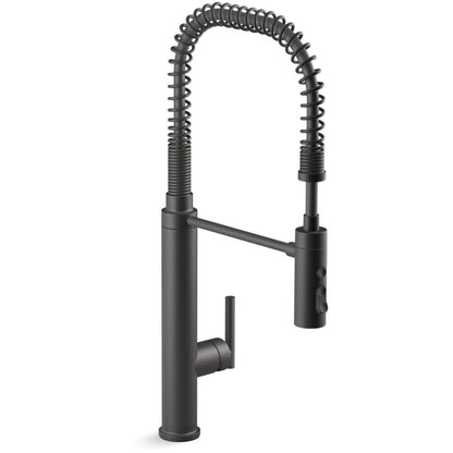 Purist 1.5 GPM Single Hole Pre-Rinse Kitchen Faucet with Sweep Spray, DockNetik, and MasterClean Technologies