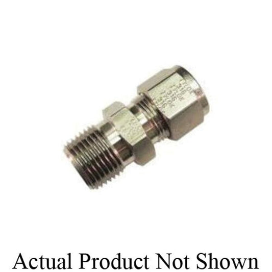 CBC-Lok® DMC Double Ferrule Male Connector, 1/4 x 1/2 in, Tube x MNPT, Brass