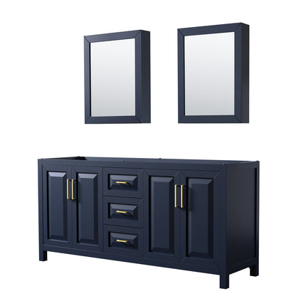 Daria Double Bathroom Vanity - 71W x 35H x 21.5D