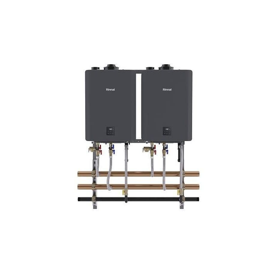 In-Line Tankless Tack, Wall Mount, 2 Units, Indoor/Outdoor, Natural/Propane