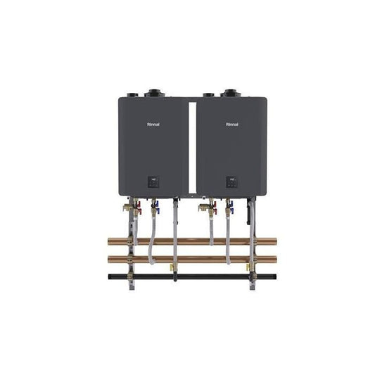 In-Line Tankless Tack, Wall Mount, 2 Units, Indoor/Outdoor, Natural/Propane