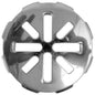 Floor Drain Top, 2 in, Round, Stainless Steel