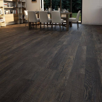 Dark Oak 12 MIL x 8.7 in. W x 59 in. L Click Lock Waterproof Luxury Vinyl Plank Flooring (21.5 sqft/case)