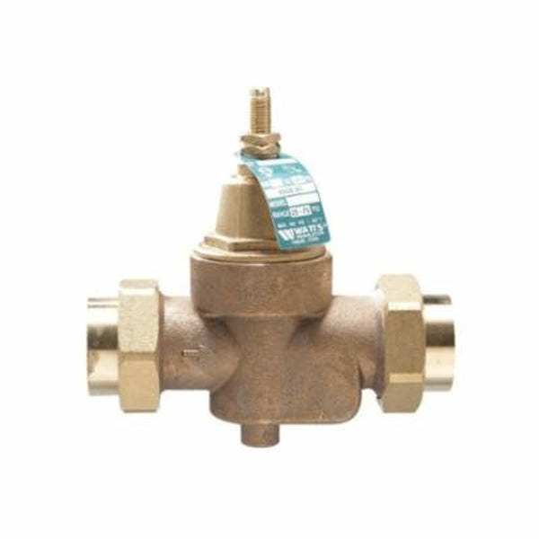 Pressure Reducing Valve, 1 in, Union FNPT, Brass