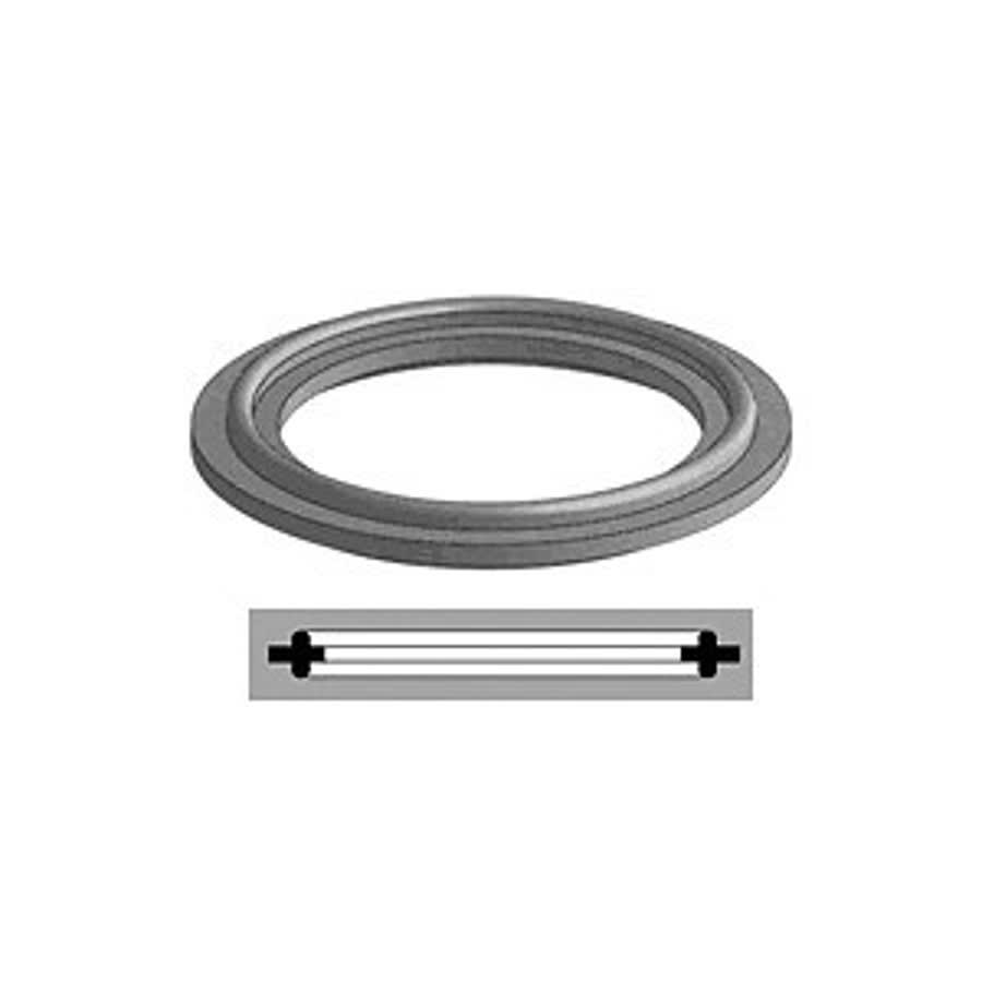 CIP Clamp Gasket, 1-1/2 in, 35.1 mm ID x 50.5 mm OD, PTFE