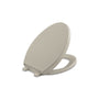 Reveal Elongated Closed-Front Toilet Seat with Grip Tight Bumpers, Quiet-Close Seat, and Quick-Attach Hinges