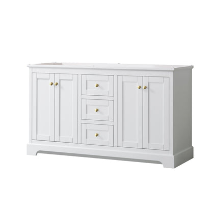 Avery Double Bathroom Vanity - 59.25W x 34.25H x 21.75D