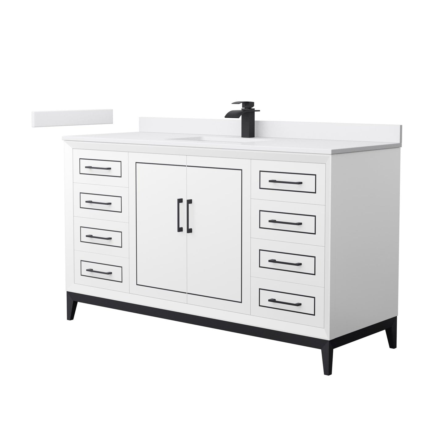 Marlena Single Bathroom Vanity - 60W x 35.25H x 22D