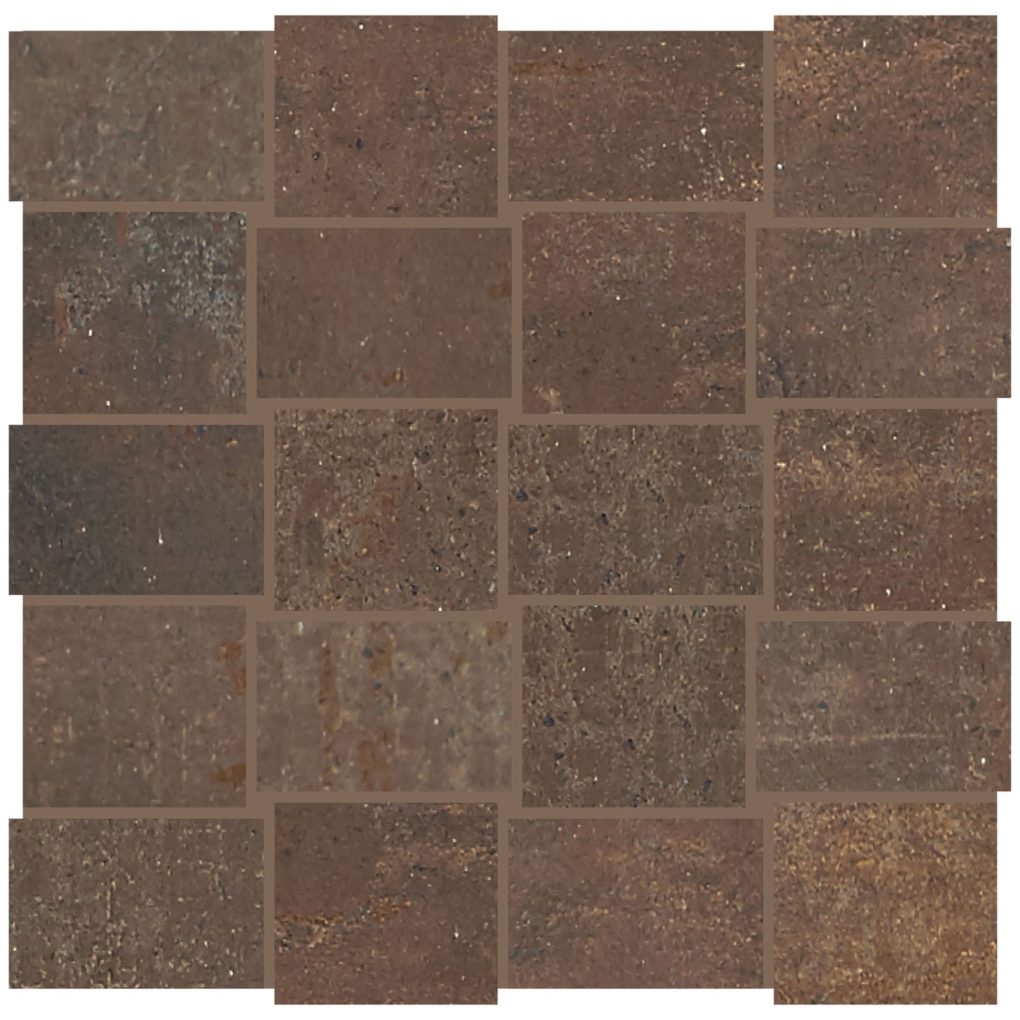 Union Rusted Brown Rectangle 12X24 Matte
