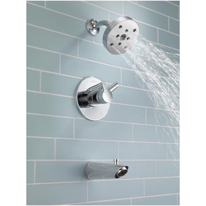 1.75 GPM Contemporary 5-3/4" Wide Single Function Shower Head with H2Okinetic Technology - Limited Lifetime Warranty