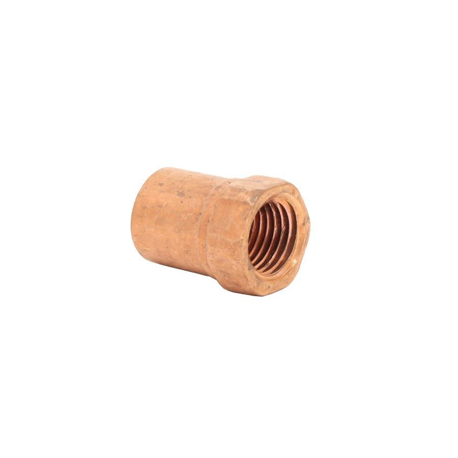 Female Adapter, 3/8 x 1/4 in, C x FNPT, Copper