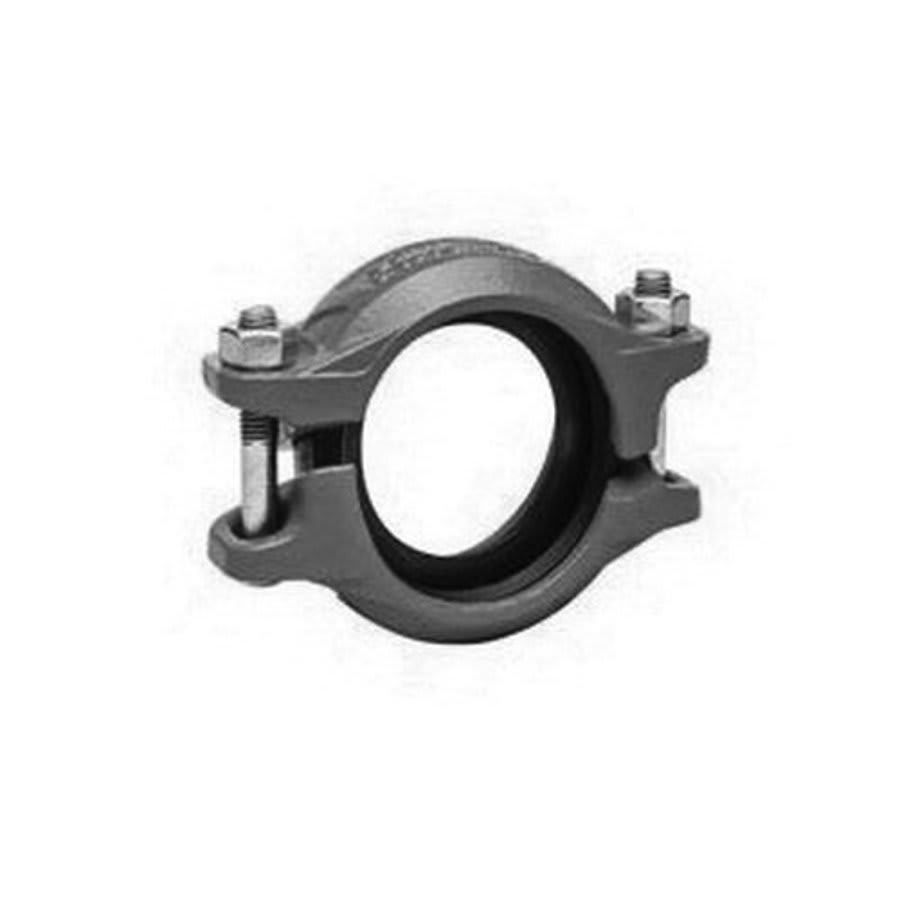 Rigid Coupling, 8 in, Groove, Ductile Iron, Galvanized