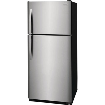 30 in. 20.4 cu. ft. Top Freezer Refrigerator in Stainless Steel