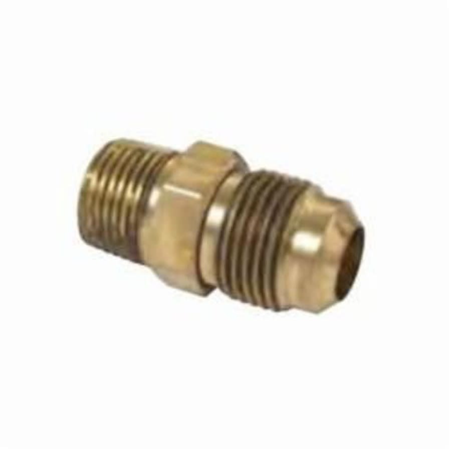 Male Adapter, 3/4 in, Flare x MNPT, Brass, Rough Brass, Domestic