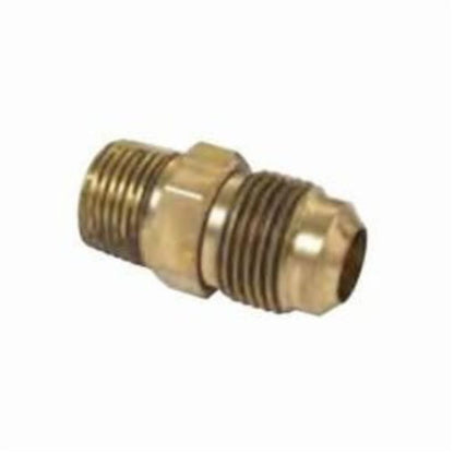 Male Adapter, 3/4 in, Flare x MNPT, Brass, Rough Brass, Domestic