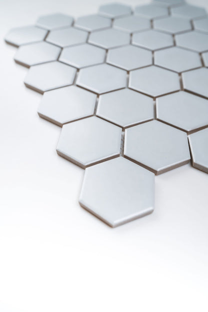 2x2 Grey Hexagon