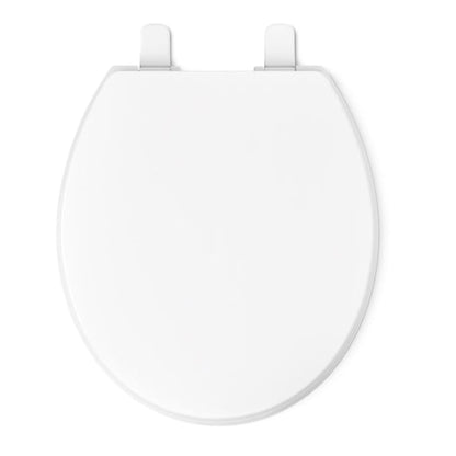 Brevia Q2 Round Closed-Front Toilet Seat with Quick-Release and Quick-Attach Hinges