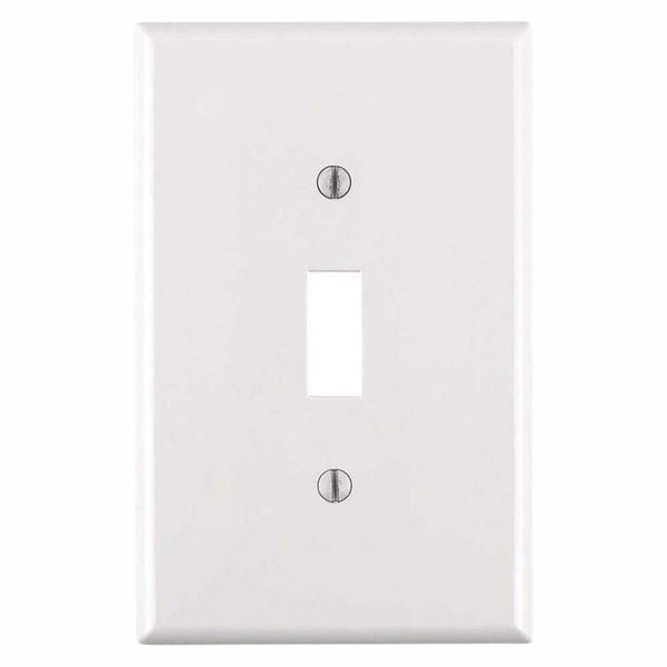 1-Gang White Midway Toggle Nylon Wall Plate (10-Pack)