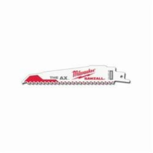 SAWZALL® The Ax™ Demolition Reciprocating Saw Blade, 6 in L, 5 tpi, 0.062 in THK, 5-Pack