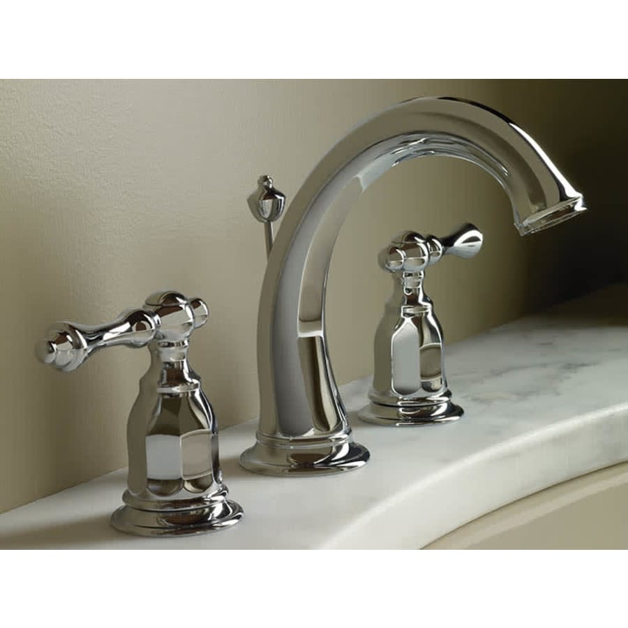 Kelston Widespread Bathroom Faucet with Ultra-Glide Valve Technology - Free Metal Pop-Up Drain Assembly with purchase