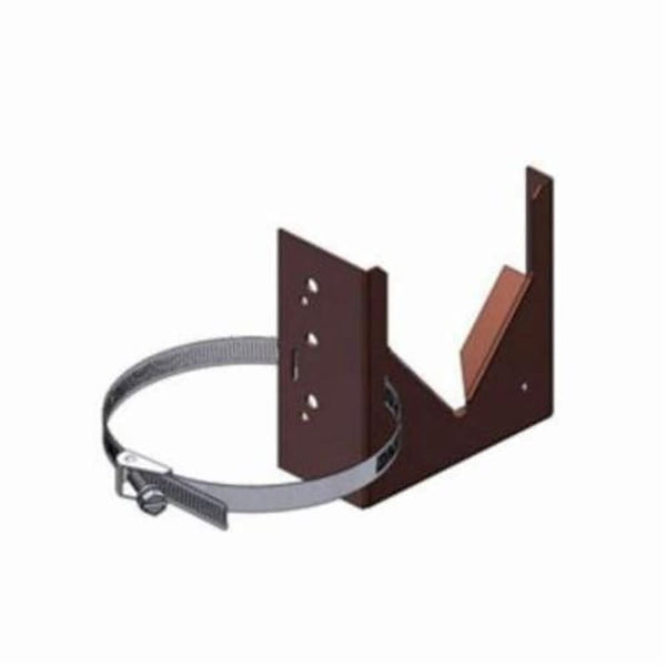 Pipe-On-Pipe Bracket, 250 lb, Cold Rolled Steel, Copper-Bonded™