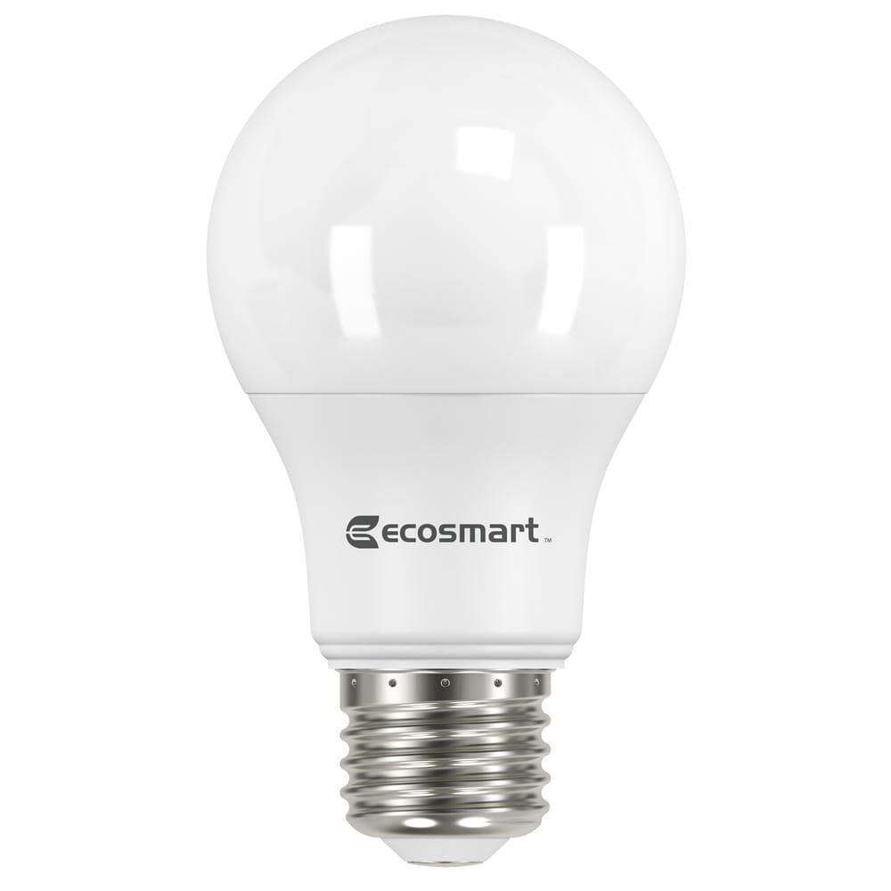 60-Watt Equivalent A19 Dimmable Energy Star LED Light Bulb Bright White (4-Pack)