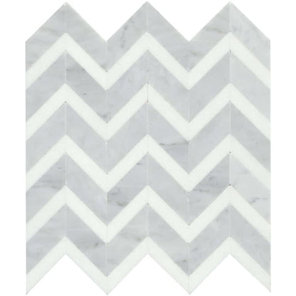 BIZOU WHITE/WHITE PL CHEV/MO